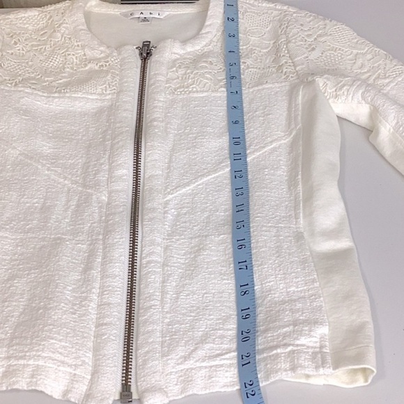 CAbi Lace and Crocheted 2 Piece Set Blazer, Women’s Size Sm. - Picture 14 of 16